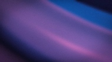 Koyu mavi, mor ve pembe renklerin pürüzsüz karışımlarıyla soyut 4K eğimli arkaplan, kumlu bir dokuya sahip. Duvar kağıtları, afişler ve yaratıcı tasarımlar için ideal