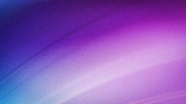 Mor, mor, mor ve mavi tonlarıyla canlı, soyut bir arkaplan, pürüzsüz bir gradyan, kumlu bir doku ve ince bir bulanıklık, afişler ve duvar kağıtları için ideal