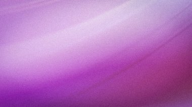 Pembe ve mor renkleri harmanlayan canlı bir soyut arkaplan, kumlu bir doku ve pürüzsüz bulanıklık, modern tasarımlar, afişler ve duvar kağıtları için ideal.
