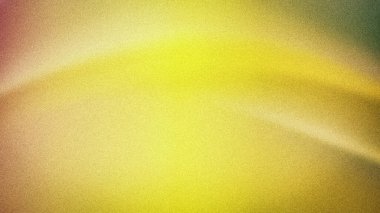 Sarı, altın ve kırmızı ışık saçan parlak bir gradyan içeren soyut taneli 4K arkaplan, canlı duvar kağıtları, afişler ve tasarımlar için ideal