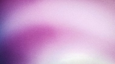 Mor, morumsu ve hafif bulanık pembe renklerin pürüzsüz bir karışımını içeren soyut taneli 4K gradyan arkaplan. Duvar kağıtları, afişler ve şablonlar için mükemmel
