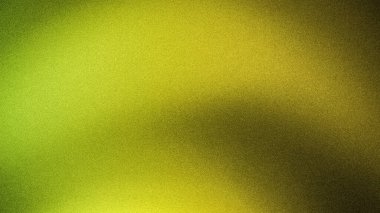Canlı sarı ve yeşil tonlara sahip, kumlu desenli, soyut 4K gradyan arkaplan. Duvar kağıtları, pankartlar, şablonlar ve modern tasarımlar için ideal