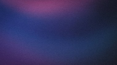 Soyut 4K gradyan arka plan, koyu mavi, mor ve pembe renkli ipuçları. Yaratıcı tasarımlar ve duvar kağıtları için ideal yumuşak geçişlerle, taneli bir doku.