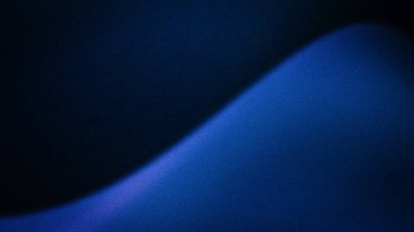 Zengin lacivert ve ince çivit tonları içeren soyut bir gradyan, kumlu bir dokuya sahip, 4K arka plan, duvar kağıtları ve parlak tasarımlar için mükemmel.