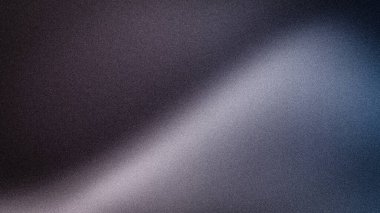 Gri, siyah ve mavi renklerin pürüzsüz geçişlerini içeren, modern duvar kağıtları, pankartlar ve yaratıcı projeler için ideal, soyut bir gradyan arka plan.