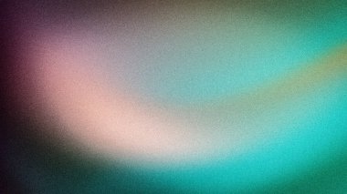 Yumuşak pembe, turkuaz, yeşil ve bej renkli karışımlardan oluşan soyut bir gradyan, modern duvar kağıtları ve yaratıcı tasarımlar için idealdir.