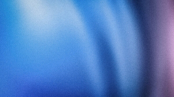 Abstract gradient featuring smooth transitions of blue and purple tones with a grainy texture, perfect for wallpapers, backgrounds, and creative designs