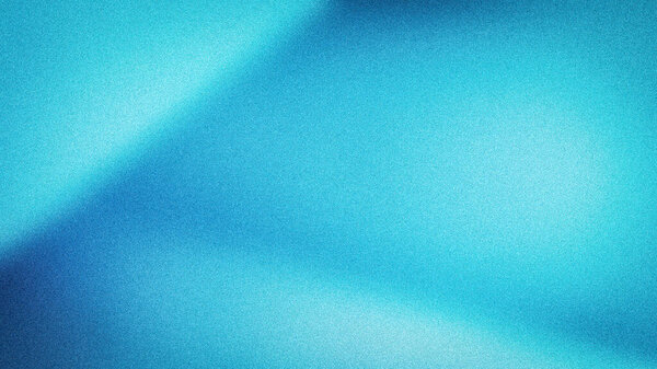 Stunning 4K abstract gradient with a vibrant mix of light blue and deep cyan hues, enhanced by a smooth grainy texture, ideal for creative designs and wallpapers
