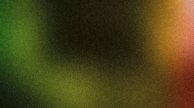 Canlı bir 4K soyut arkaplan zengin kumlu bir dokuya sahip, canlı yeşil, toprak sarısı ve ılık turuncu-kırmızı renkler harmanlanmış.