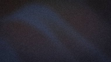 Koyu 4K soyut bir arka plan koyu siyah ve ince mavi-mor tonlara sahip belirgin kumlu bir dokuya sahip. Dayanıklı dijital ve cesur marka tasarımları için ideal