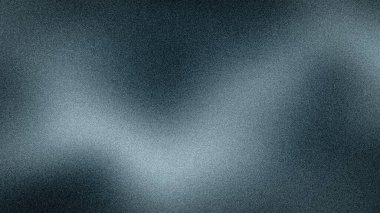 Dinamik kum tanecikli bir dokuya sahip, serin koyu mavi ve gri tonlarda modern 4K soyut gradyan. Sofistike dijital arkaplanlar için mükemmel