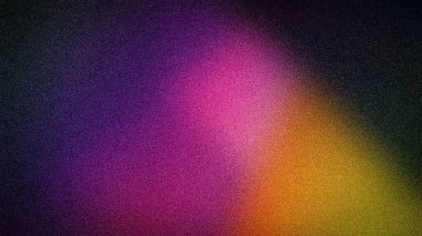 Dramatik soyut 4K arka plan, koyu mor, canlı morumsu, ve yoğun kumlu bir dokuya sahip sıcak altın rengi ile zengin bir gradyan.