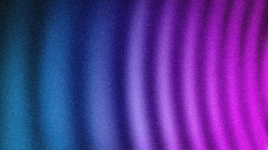 Canlı 4K soyut gradyan, koyu maviden parlak mora ve mor renge, bulanık dikey çizgiler ve belirgin kumlu dokuya sahip.