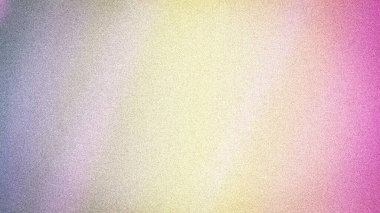 Yumuşak soyut 4K arka plan hafif, bulanık eğimli soluk sarı, pembe ve açık mavi, ince, havadar bir dokuya sahip