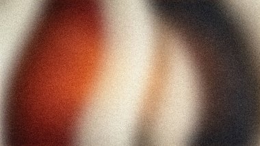 Yanmış turuncu, sönük beyaz ve koyu kahverengi karışımı güzel bir gradyan karışımı sergiliyor.