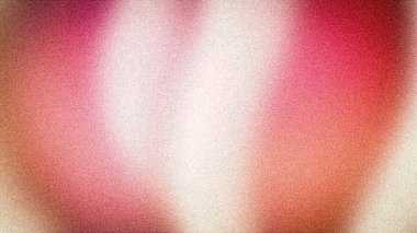 Sıcak ve davetkar soyut bir arka plan eşsiz bir tanecikli dokuya sahip, güzel bir gradyan karışımı sergiliyor pembe, beyaz ve kırmızı