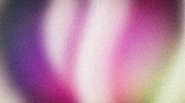 Parlak ve yumuşak soyut bir arkaplan, kumlu bir dokuya sahip, mor, pembe ve yeşil ve mavi renklerin karışımı.