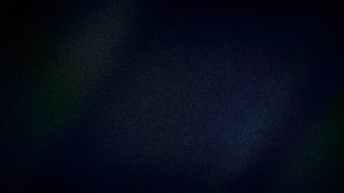 Koyu mavi, mor ve yeşilliklerin yumuşak geçişleriyle soyut bulanık bir gradyan, modern arkaplan ve afişler için kumlu bir dokuya sahip.