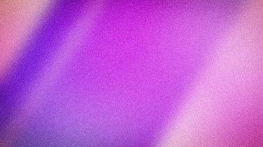 Pembe, mor ve morumsu yumuşak geçişlerle soyut bulanık gradyan, modern arkaplan ve afişler için kumlu bir dokuya sahip.