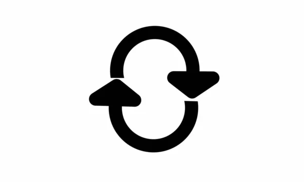 Illustration Des Umladezeichens Oder Symbols Ein Einfaches Reload Zeichen Das — Stockvektor