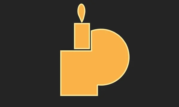 Logo Del Partido Cuna Rodaron Uno Logo Simple — Vector de stock