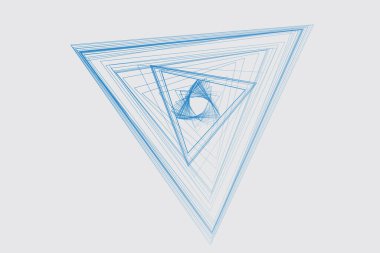 Çeşitli geometrik şekillerin ızgarası