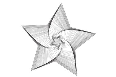 Çeşitli geometrik şekillerin ızgarası