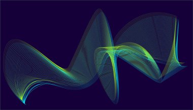degrade arka plan dalgalar ile