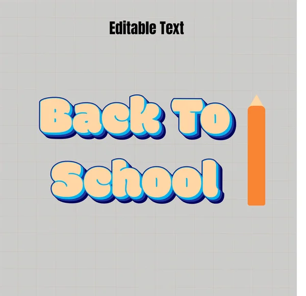 stock vector Back to school post template