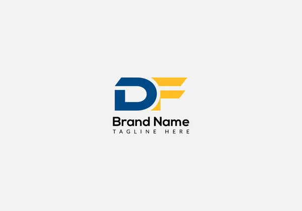 Abstrato Carta Moderna Inicial Lettermarks Logotipo Design — Vetor de Stock