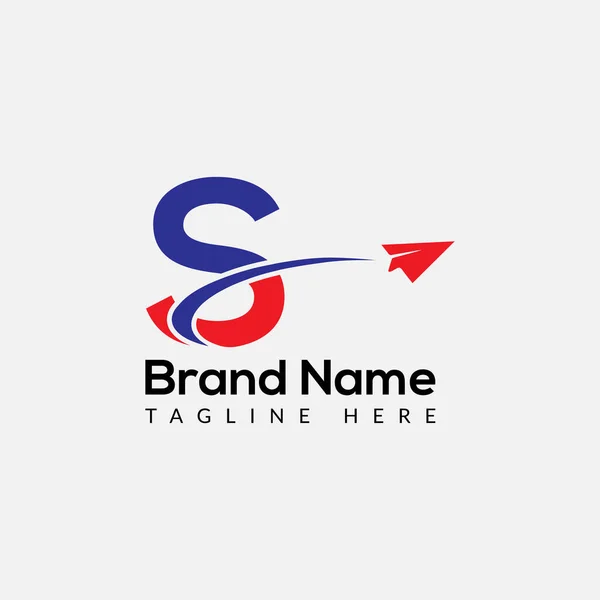 Nieuws Logo Brief Template Nieuws Logo Brief Eerste Nieuws Sign — Stockvector