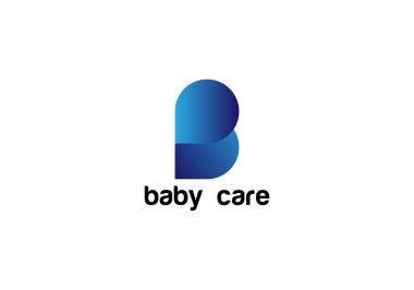 Soyut B harfi ilk modern logo tasarımı
