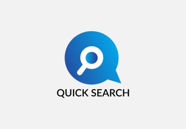 Quick search Abstract Q letter logo design