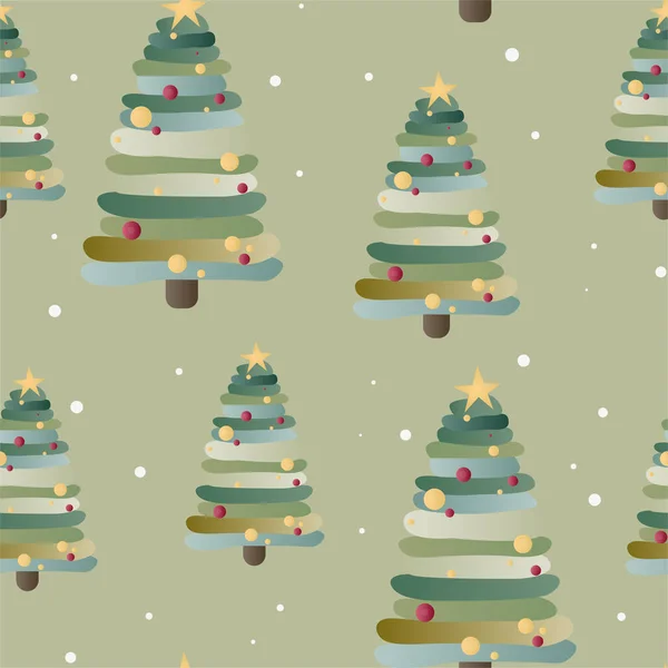 Χριστουγεννιάτικο Δέντρο Από Λευκές Δαντέλες Νιφάδες Χιονιού Αστέρι Της Βηθλεέμ — Διανυσματικό Αρχείο