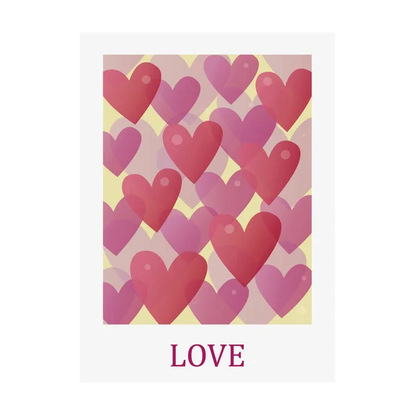 Happy Valentine Day Envelope Paper Hearts Flying Away Vector Illustration — Stock Vector