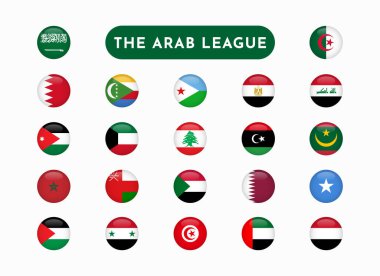 set of flags of the world. vector illustration
