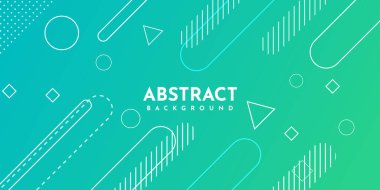 Geometrik desenli soyut bir arka plan. Kapaklar, afişler, el ilanları ve posterler ve diğer tasarımlar için vektör illüstrasyonu