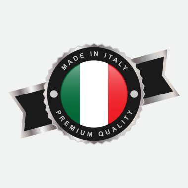 Made in Italy Label Vector Illustration Template design