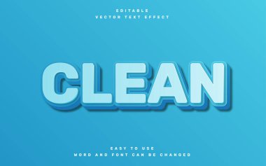  Clean lettering, vector illustration. Creative background