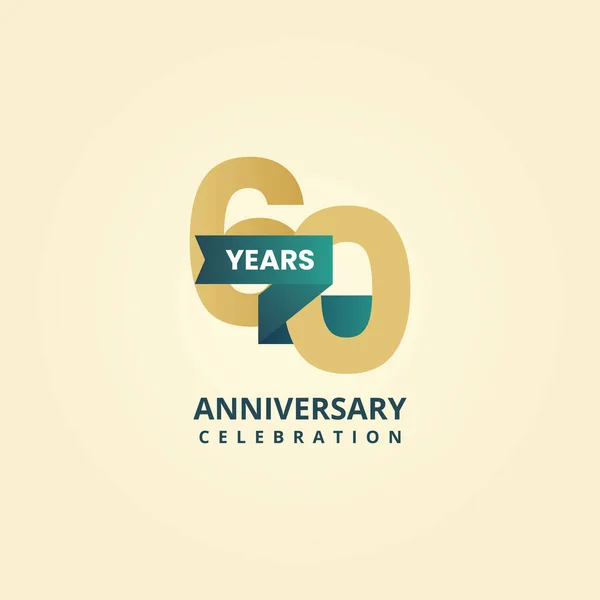 Years Anniversary Logo Template Design — Stockvector