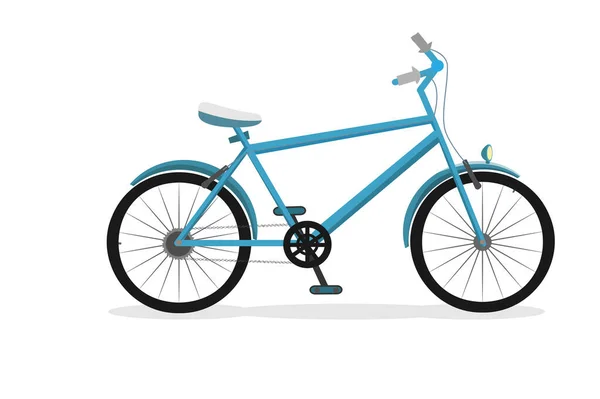 stock vector stylish bike with blue gear