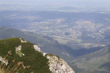 Vadinin dağ manzaralı doğal manzara