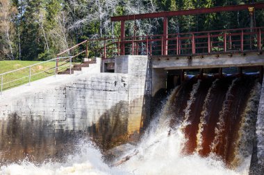 .arka plan, güzel, mavi, Brezilya parkı, köprü, köprü suyu,