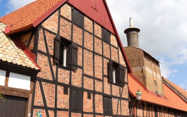 İsveç 'in güneyindeki Ystad kasabasında bunun gibi birçok yarı keresteli ev görebilirsiniz.