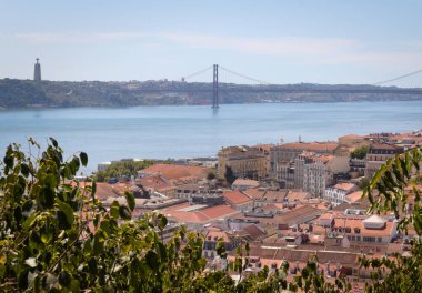 Sao Jorge Kalesi 'nden Lizbon' un manzarası