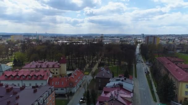 Hermoso Panorama Rzeszow Vista Aérea Polonia Imágenes Alta Calidad — Vídeos de Stock