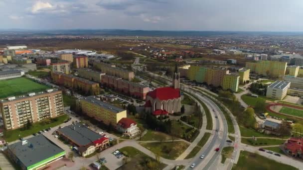 Panorama Colline Ensoleillée Kielce Sloneczne Wzgorze Vue Aérienne Pologne Images — Video