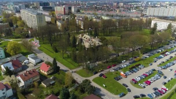 Jedrzejowiczow Rzeszow Palac Aerial View 폴란드 고품질 — 비디오