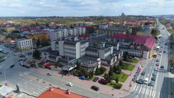 Vista Aérea Bonita Panorama Rzeszow Polônia Imagens Alta Qualidade — Vídeo de Stock