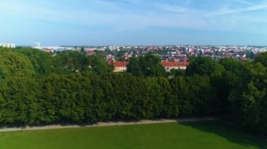 Park Kajki Elblag Aerial View Poland. High quality 4k footage